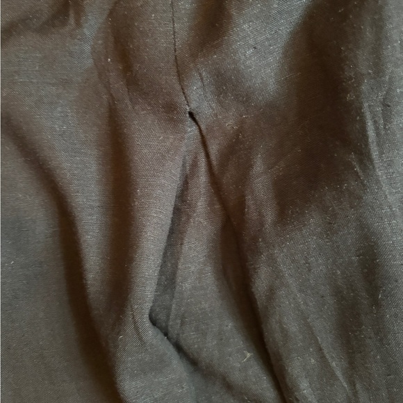 Women’s Jason Wu Wide Leg single pleat black pant size 10 - Picture 3 of 4